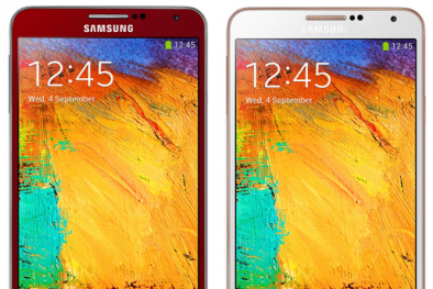 Ra mắt Galaxy Note 3 phiên bản đỏ, hồng, vàng